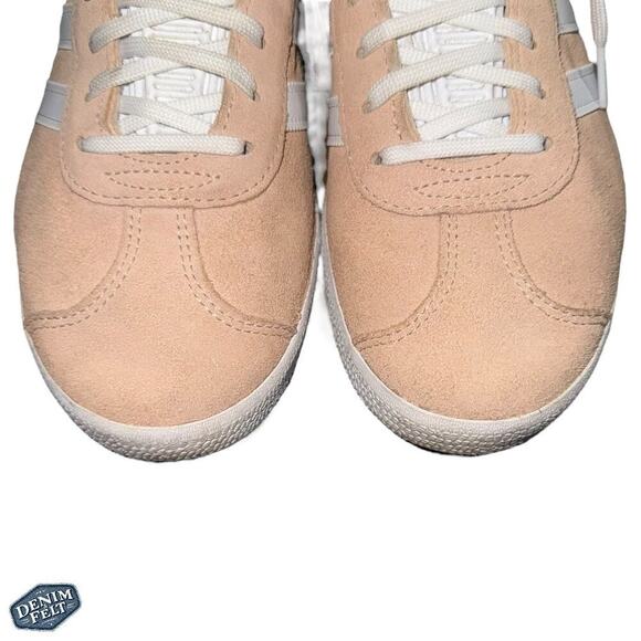adidas Women’s Halo Blush / Cloud White Suede GAZELLE SHOES/Sneakers - Picture 10 of 15